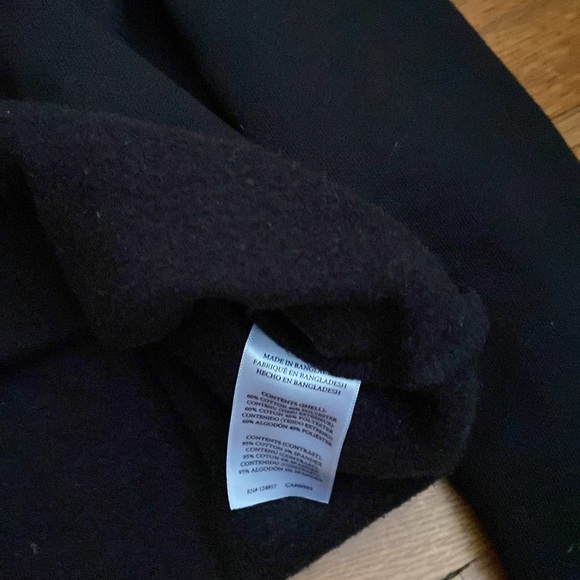 NWOT WeWoreWhat Black cropped Crewneck sweatshirt - Picture 8 of 12